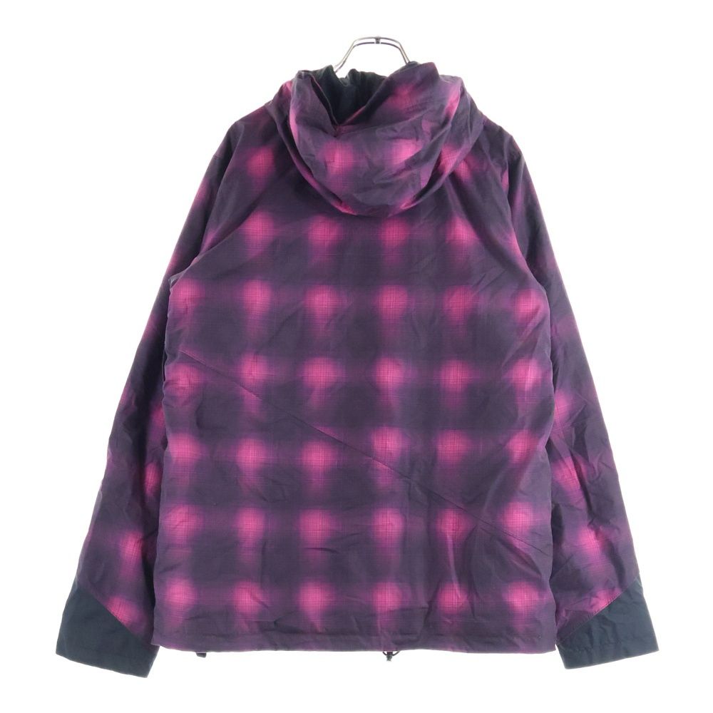 BURTON (バートン) DRY RIDE フード付き チェック ジャケット パープル BURTON (バートン) DRY RIDE フード付き チェック ジャケット パープル