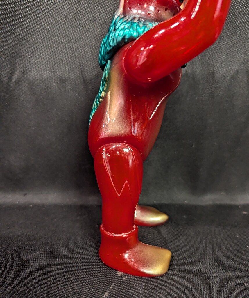 M1号 世紀の大怪獣 ケムール人 ワインレッド ソフビ⁄シンビンショップ×M1