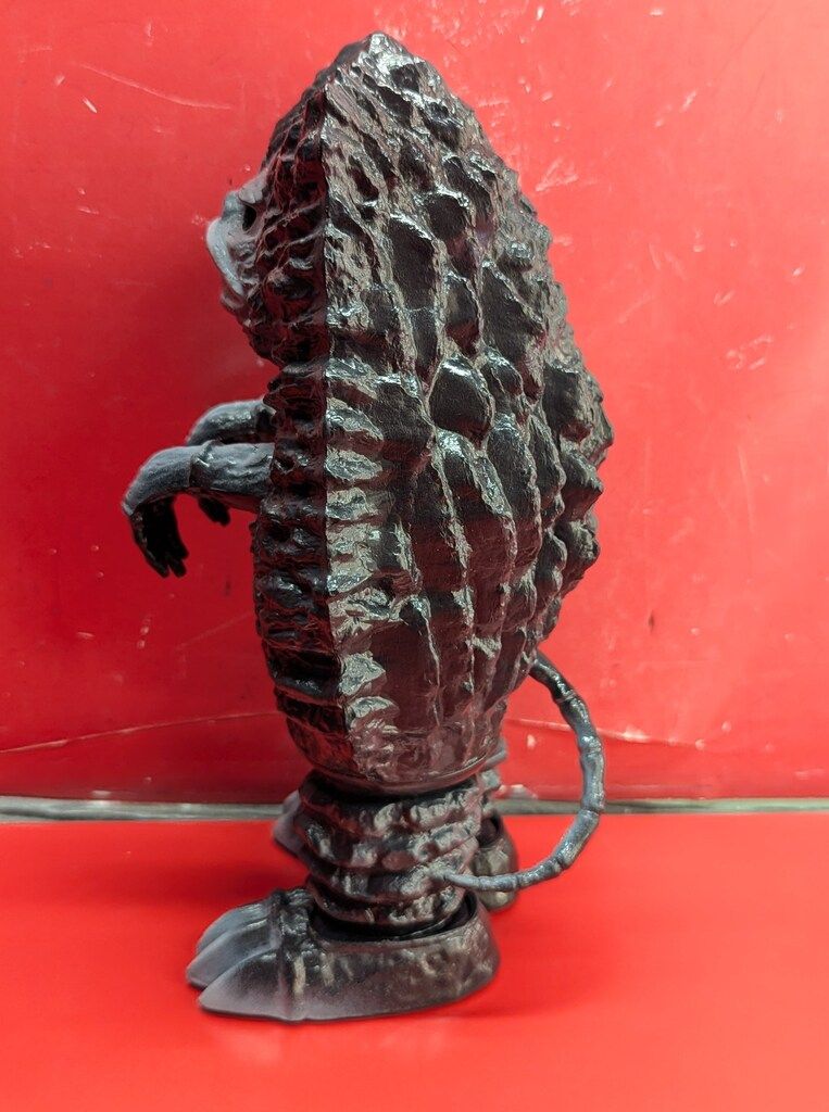 ノスタルジックヒーローズ 電動怪獣倶楽部 ガラモン/黒成型/白スプレー