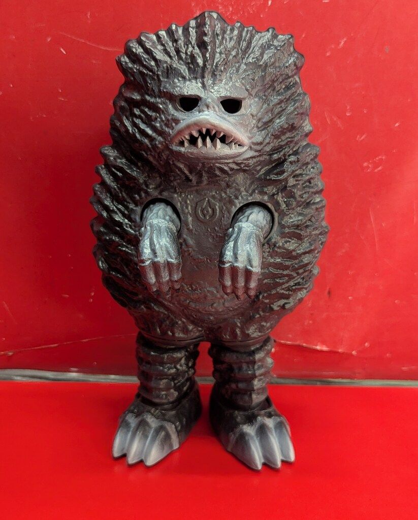 ノスタルジックヒーローズ 電動怪獣倶楽部 ガラモン/黒成型/白スプレー