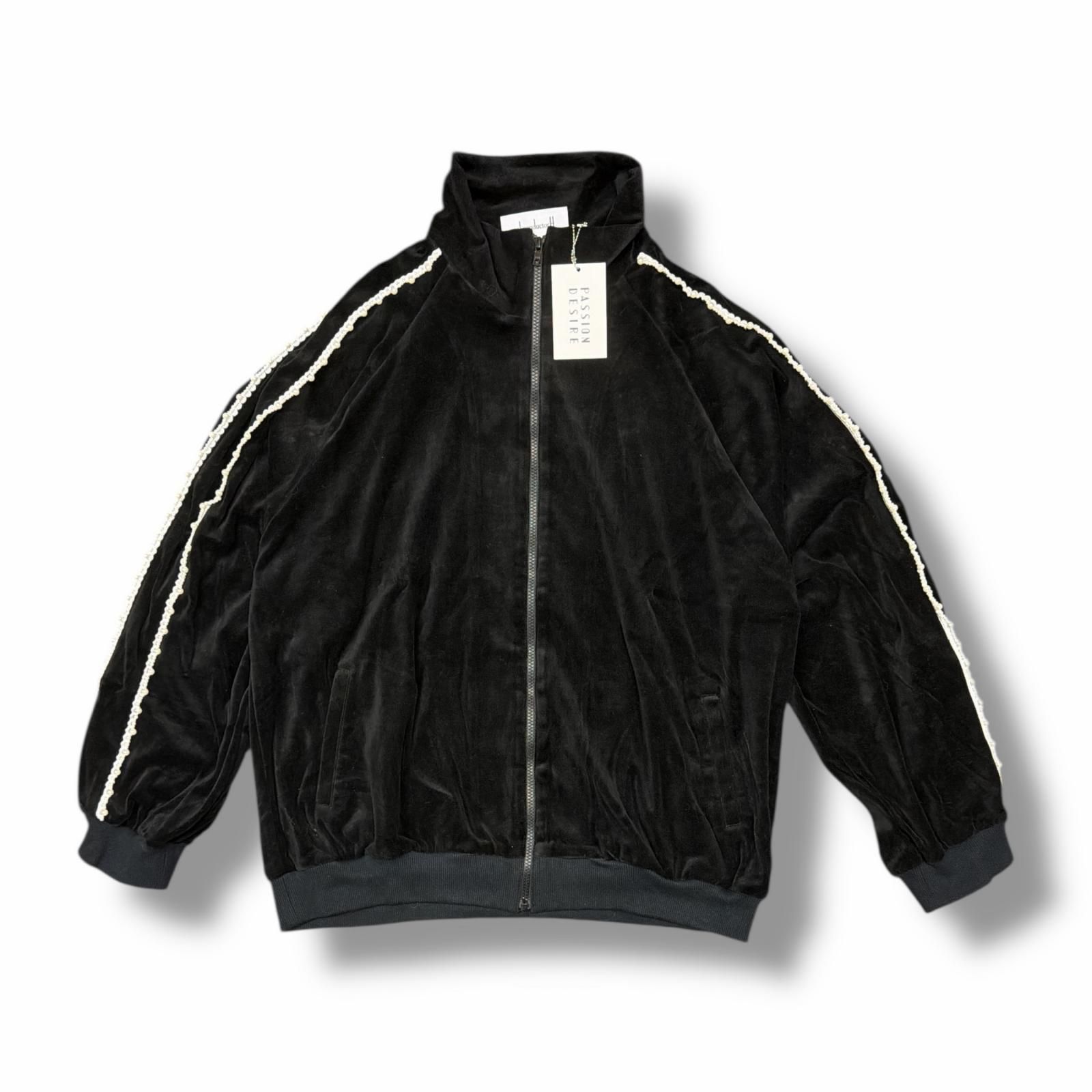 参考上代61600円 未使用 el conductorH 25SS PEARL PIPING VELOURS 