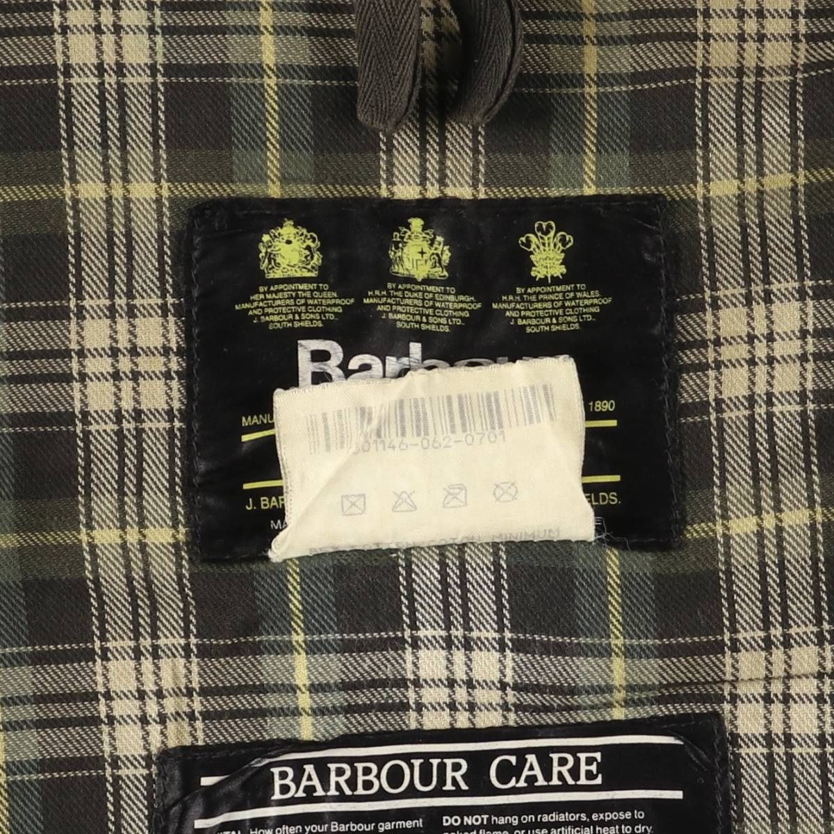 古着 90年代 バブアー Barbour BEAUFORT ビューフォート 旧3ワラント