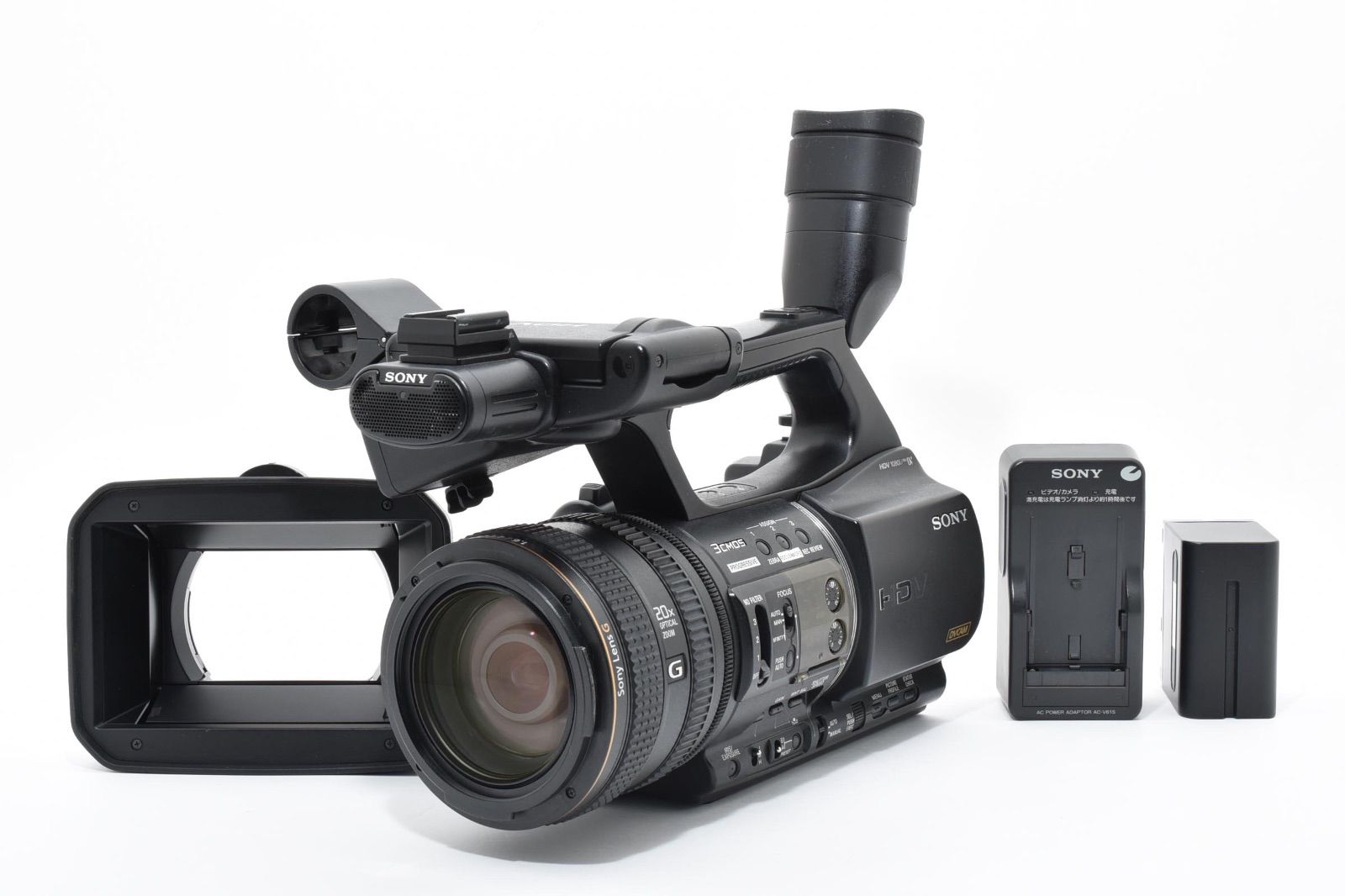 Sony HDV HVR-Z5J ビデオカメラ 本体　セット ☆完動品☆ SONY ソニー HVR-Z5J HDVカムコーダー 業務用ビデオカメラ