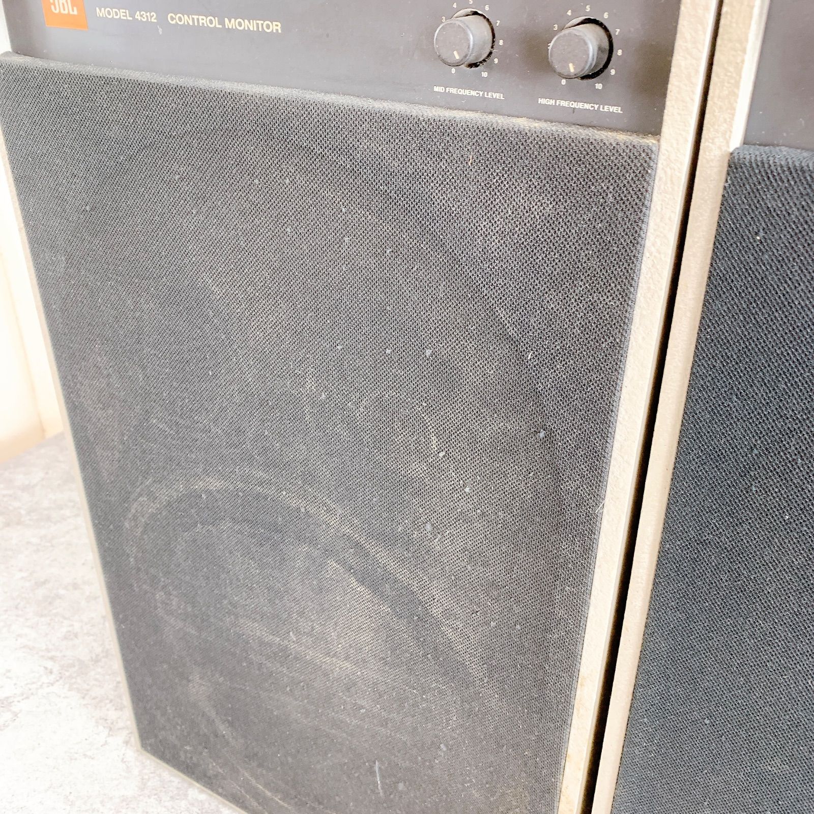 H-396 JBL 4312 CONTROL MONITOR スピーカー ペア 2台セット ブラック