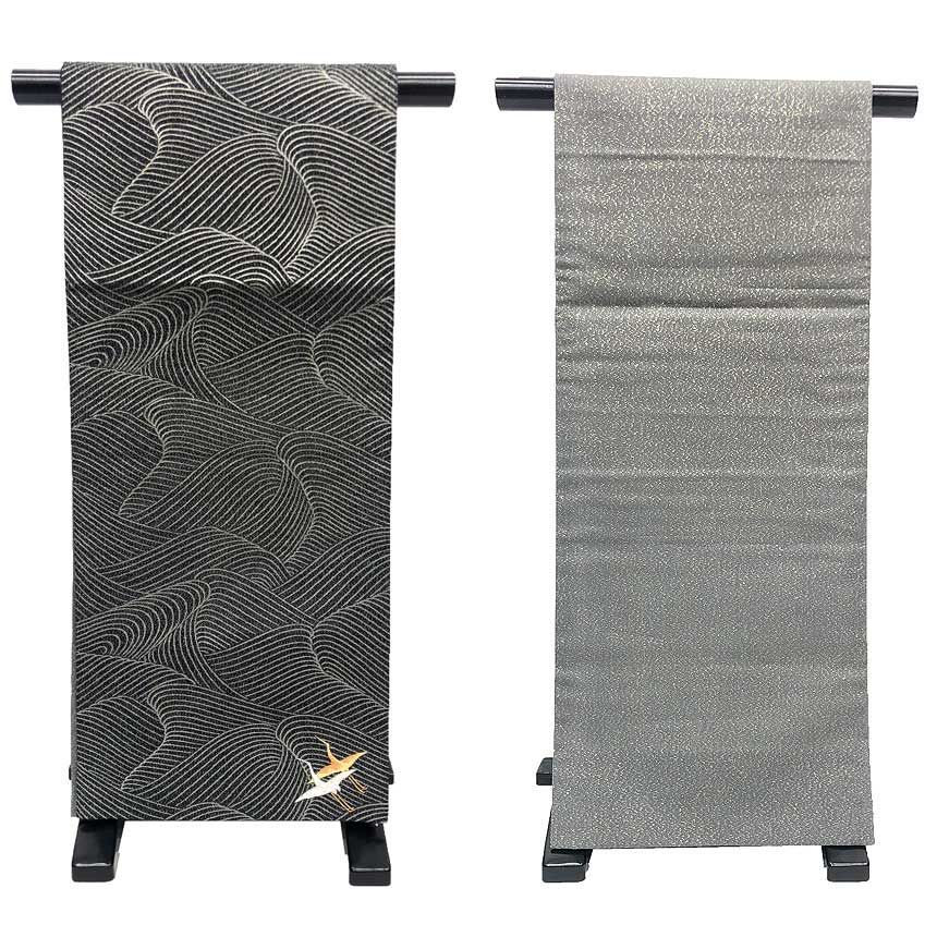 洒落袋帯　両面ともイケてるリバーシブル　正絹　✨美品✨ V1093 ○高級 正絹 美保姿苑 両面全通 リバーシブル 袋帯 - メルカリ