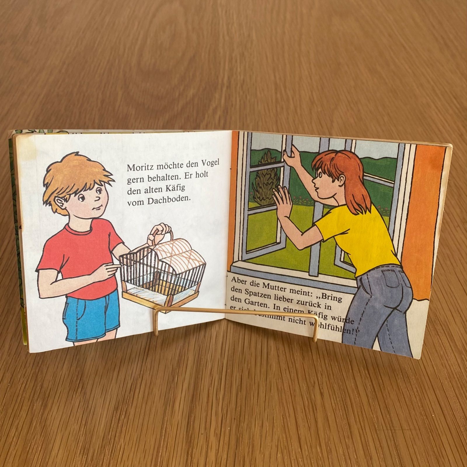 庭のすずめたち ※目立つシミあり／Spatzen im Garten／ピクシーブック