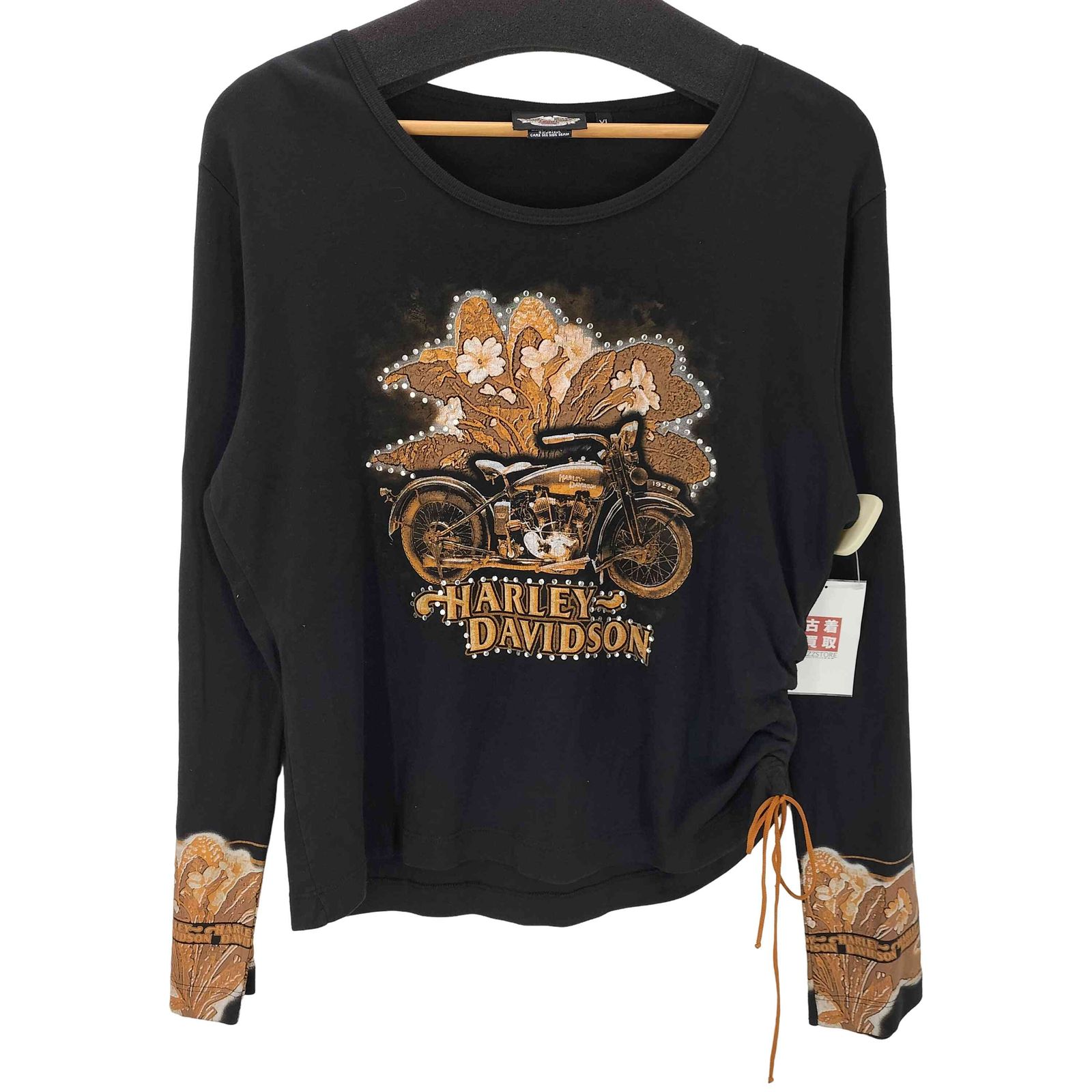 ハーレーダビッドソン HARLEY-DAVIDSON 00S プリント ギャザー