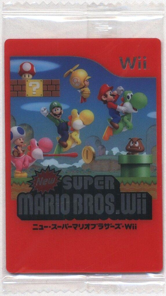 ウエハース　カード　newスーパーマリオブラザーズwii マリオ35周年　未開封 ウエハース カード newスーパーマリオブラザーズwii マリオ35周年 未