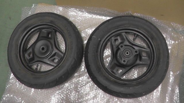 ライブディオZX前期 AF35 工場 の ホイールセット タイヤ付:#1766539609