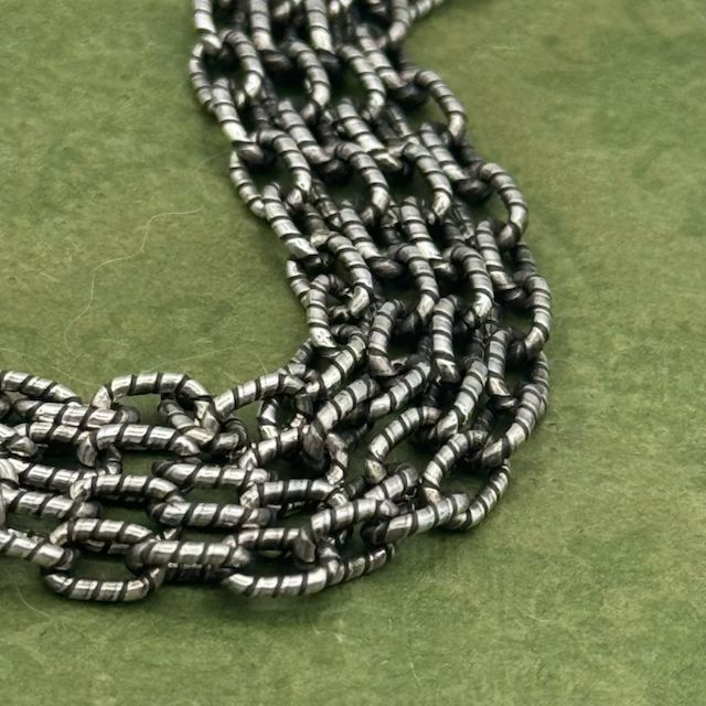 GUCCI 燻加工 45cm チェーン ネックレス 1272a15 - メルカリ