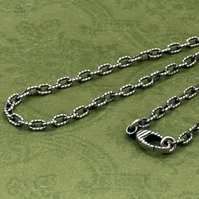 GUCCI 燻加工 45cm チェーン ネックレス 1272a15 - メルカリ