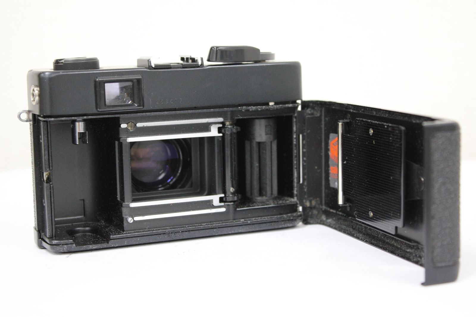 返品保証】 コニカ KONICA C35 FD ブラック HEXANON 38mm F1.8 レンジ