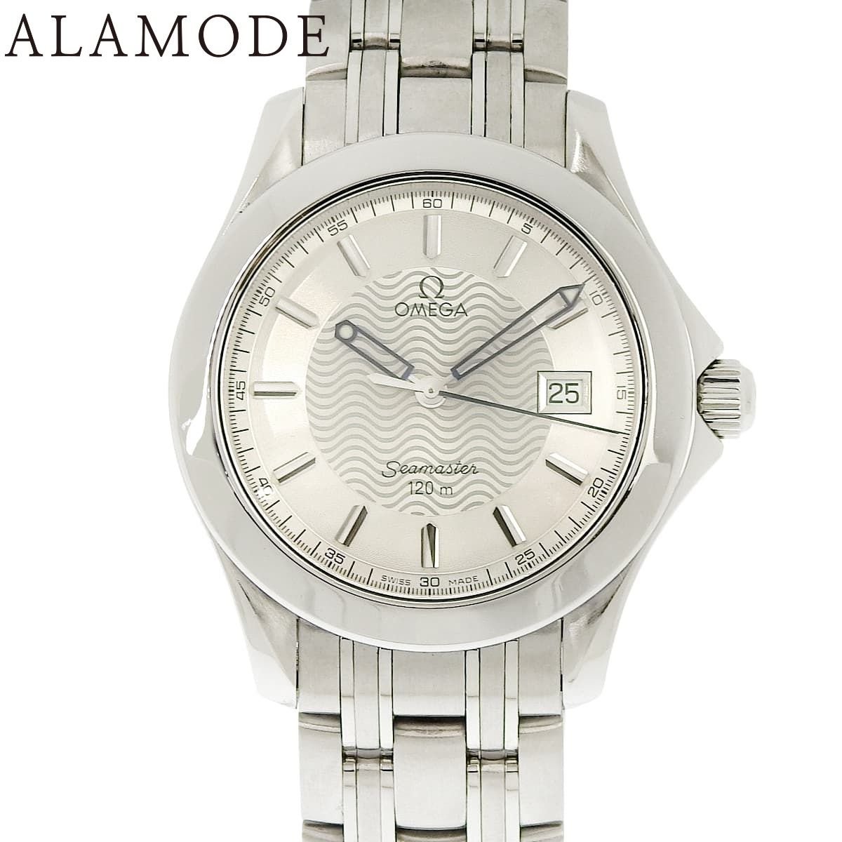 オメガ シーマスター 2501.31.00 SS シルバー 自動巻き メンズ