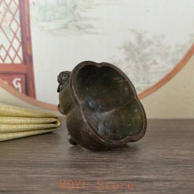 銅製 二重六角亭香炉 香道具 置物 古亭香炉 現代工芸品 美術品 dk8-1.jpg