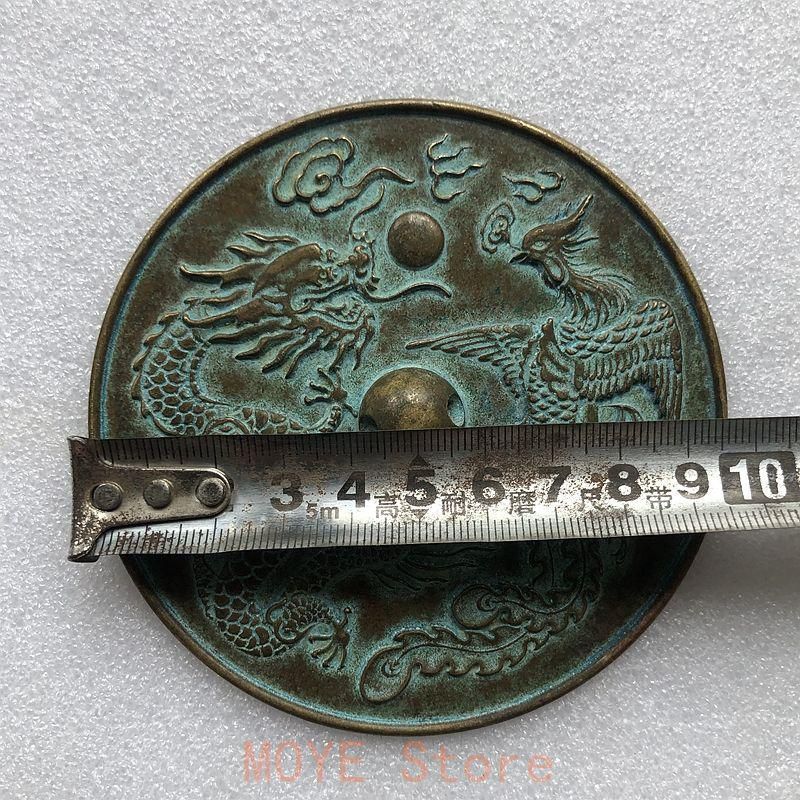 古人物  生活図  銅鏡  工芸品 美術品 置物 龍鳳紋 銅鏡 銅製 美術品 現代工芸品 装飾品 置物 - メルカリ