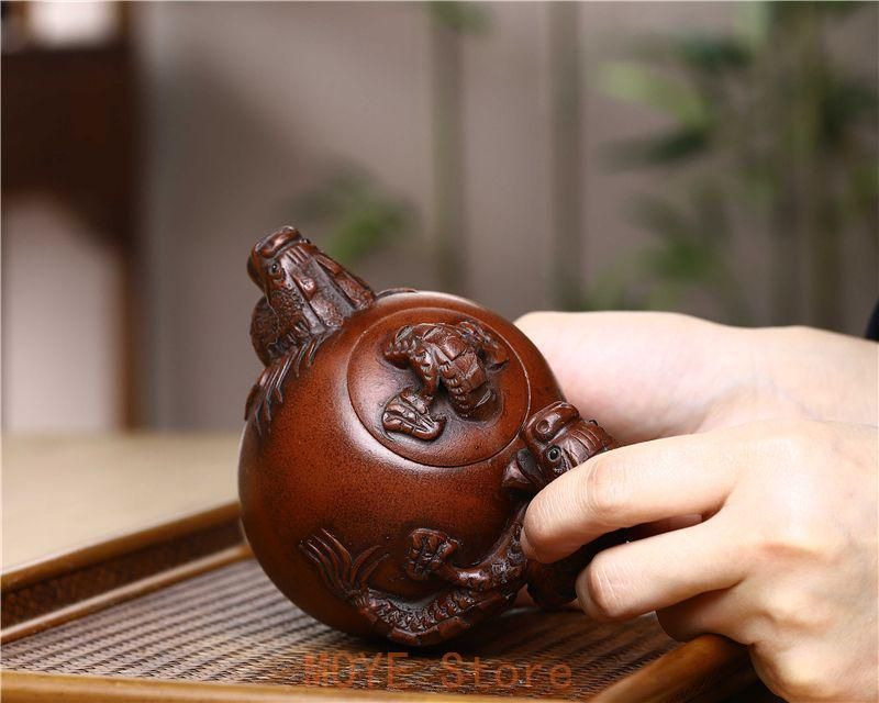 龍茶壺 中国古美術 宜興 紫砂壺・急須・茶道具 - メルカリ