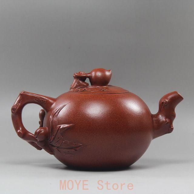 寿桃壺 中国宜興紫砂壺・紫泥急須・茶壺・茶道具 - メルカリ