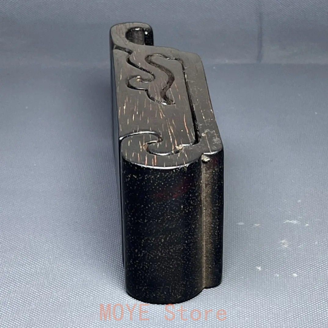 檀木 象嵌貝殻 墨床 机面 筆架文房置物・案頭 筆棚 書道具 現代工芸品