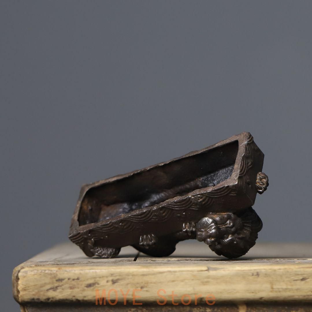 鉄器 吸水獣 避水瑞獣 文房四宝 鎮紙 書道具 装飾品 工芸品 置物 鉄器 吸水獣 避水瑞獣 文房四宝 鎮紙 書道具 装飾品 工芸品 置物