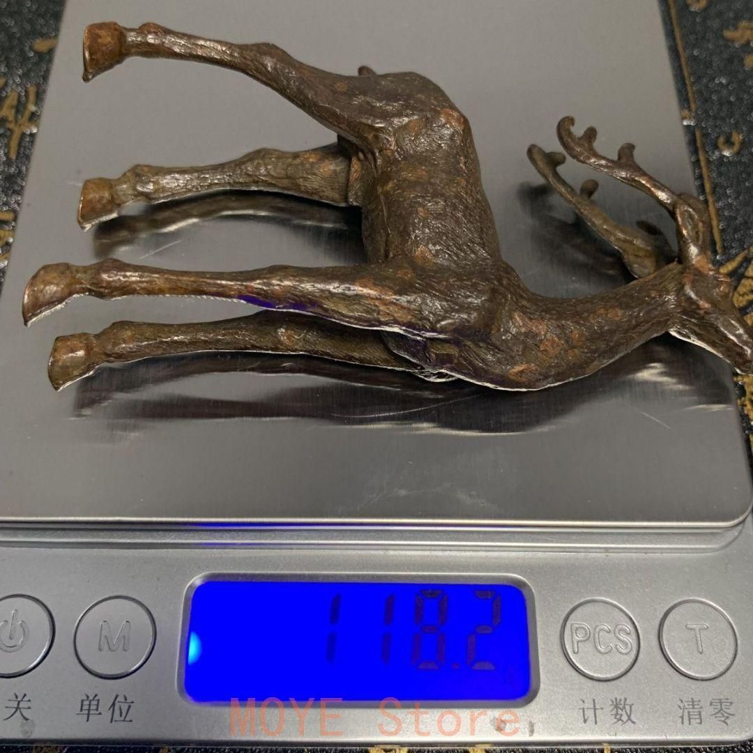 銅細工 鹿 茶道具 茶寵 香道具 装飾品 工芸品 美術品 置物 - メルカリ