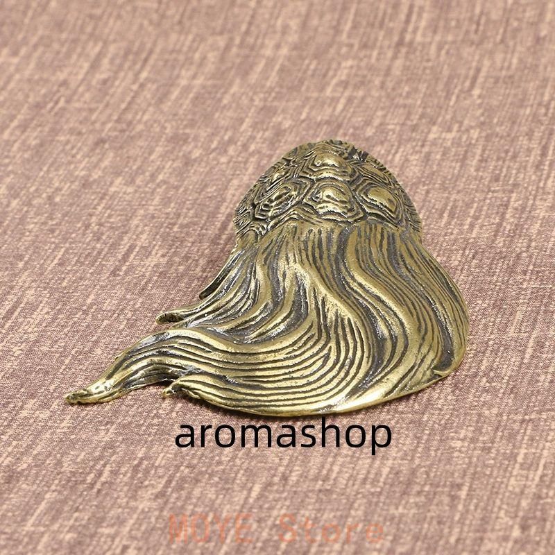 銅 細工 茶道具 香道具 蓋置 置物 長寿亀 文鎮 銅製 工芸品 置物