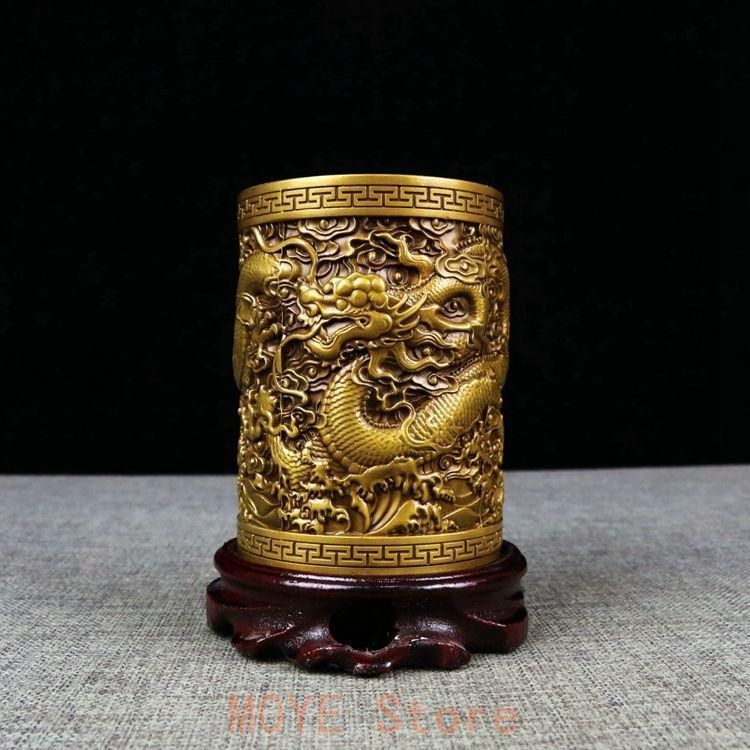 銅器 盤竜の 筆箱 書道具 文房具 現代工芸品 美術品 置物 銅器 盤竜の 筆箱 書道具 文房具 現代工芸品 美術品 置物 【公式通販】
