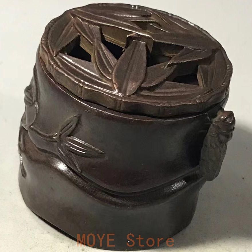 銅 細工 茶道具 香道具 竹の香炉 工芸品 美術品 置物 - メルカリ