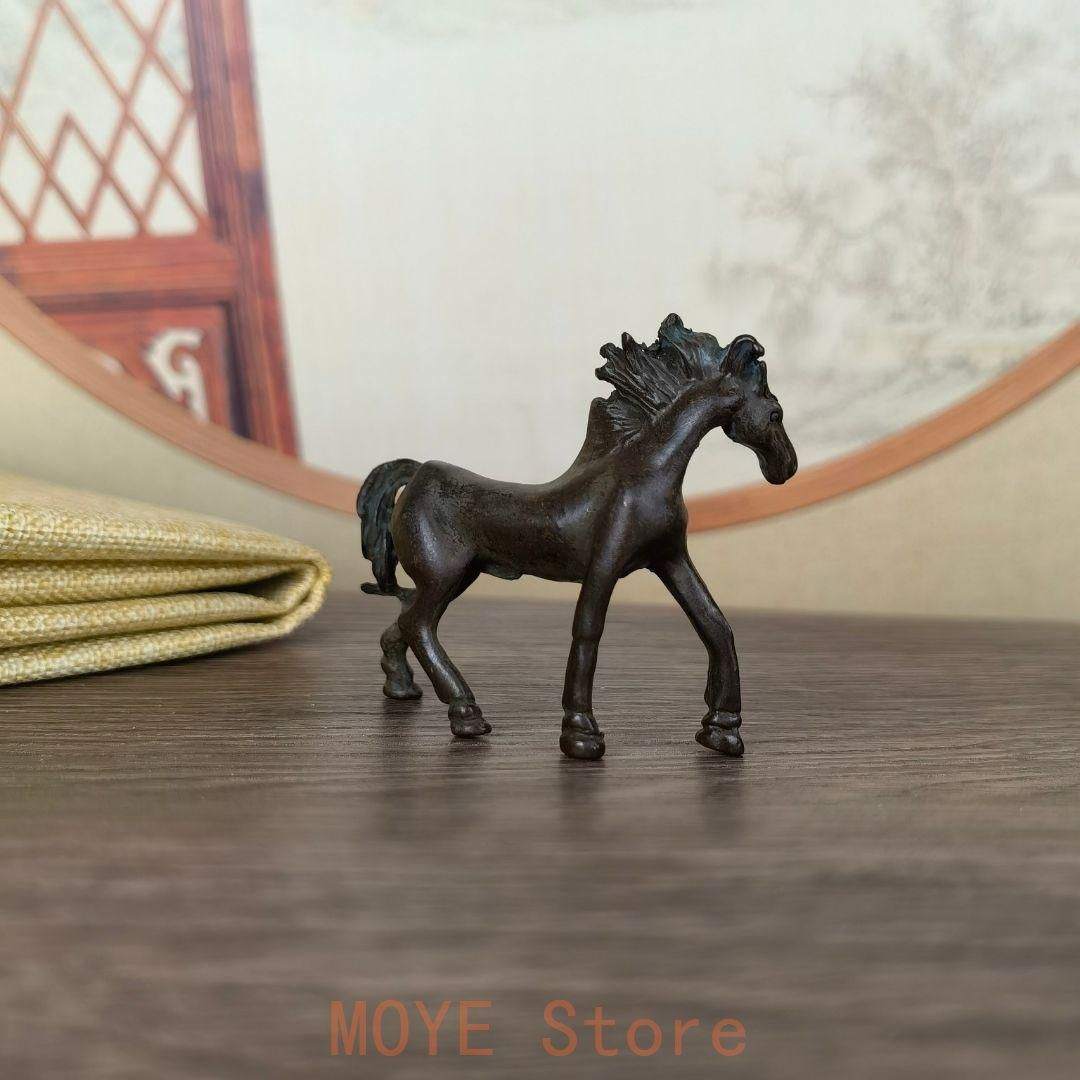 銅細工 馬は成功します馬の置物 装飾品 工芸品 美術品 - メルカリ