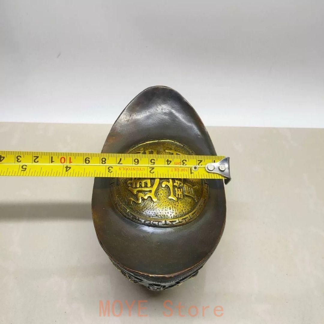 銅制 五路財神元宝 聚宝盆 招財進宝 応接間 博古架 装飾品 現代工芸品 置物 銅制 五路財神元宝 聚宝盆 招財進宝 応接間 博古架 装飾品 現代工芸品