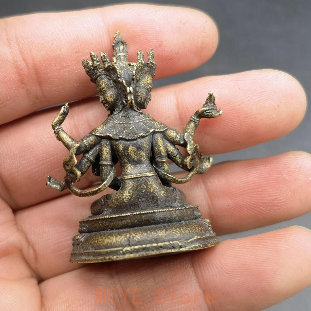 仏教美術 仏像 銅 仏 仏教美術 仏像 尊勝仏母仏像 小仏像 銅製 銅器 - メルカリ