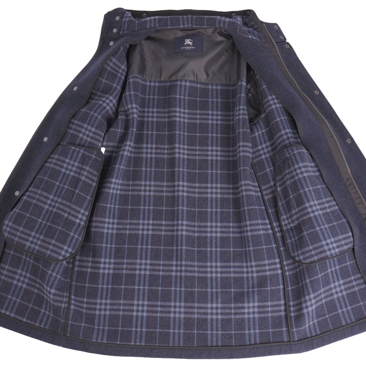 極美品 バーバリー ロンドン BURBERRY LONDON コート フード付き