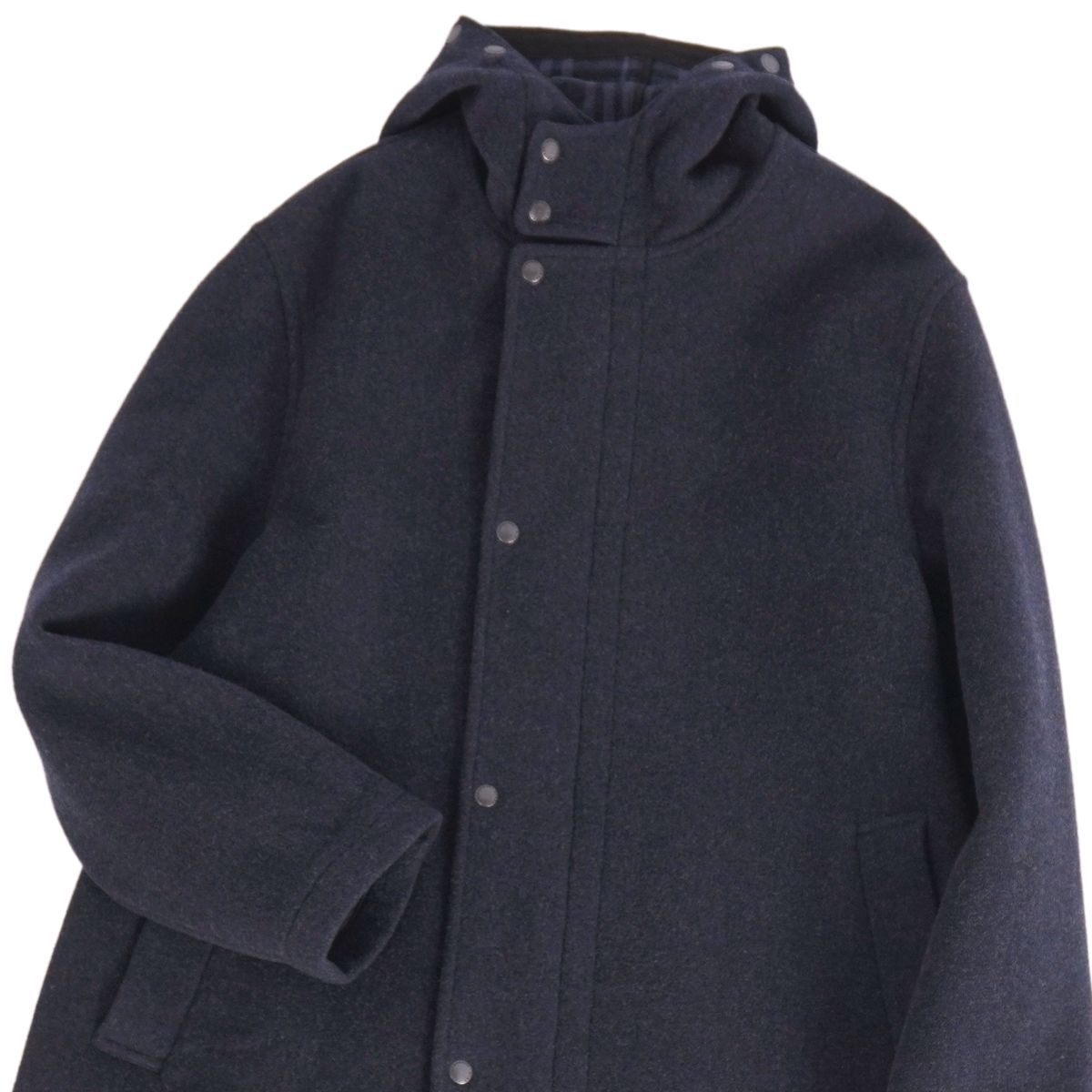 極美品 バーバリー ロンドン BURBERRY LONDON コート フード付き