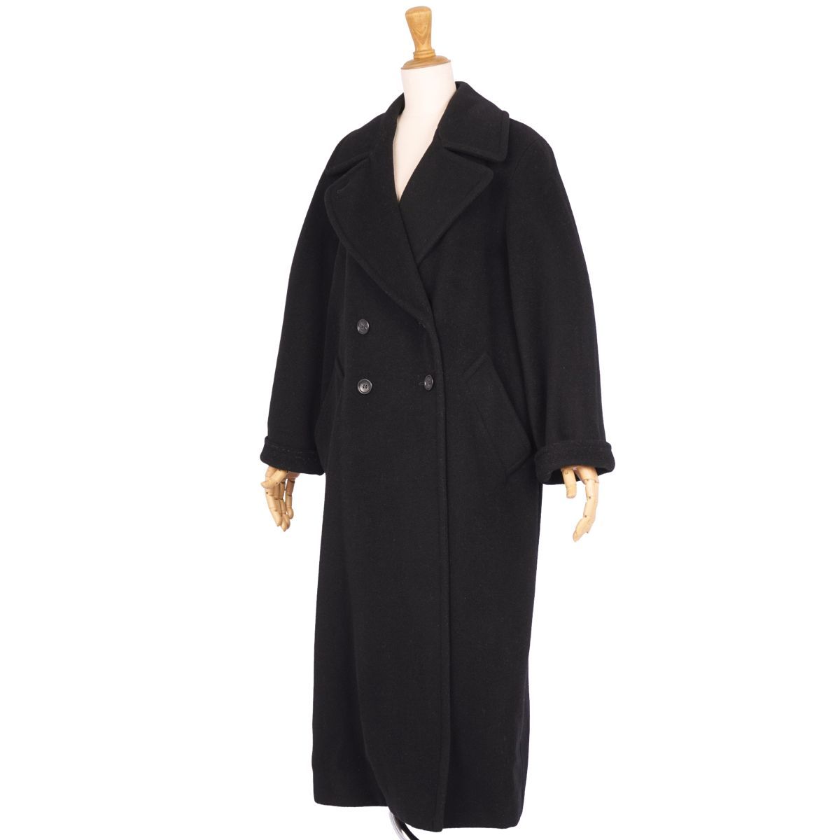 美品 マックスマーラ Max Mara アイコン コート ロングコート ダブルブ