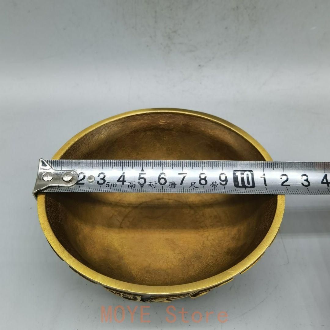 銅器 銅碗 招財進宝 聚宝盆 香炉 開運風水 装飾品 工芸品 置物 - メルカリ