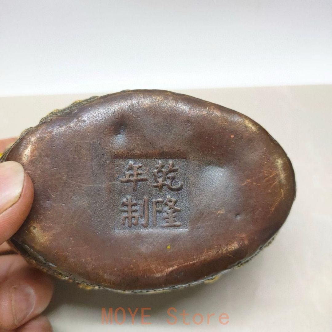 銅制 五路財神元宝 聚宝盆 招財進宝 応接間 博古架 装飾品 現代工芸品