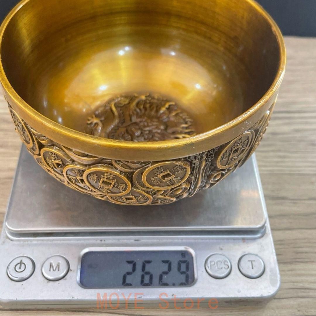 銅器 聚宝盆 客間 玄関 博古架 開運 風水 招財 置物 工芸品 - メルカリ