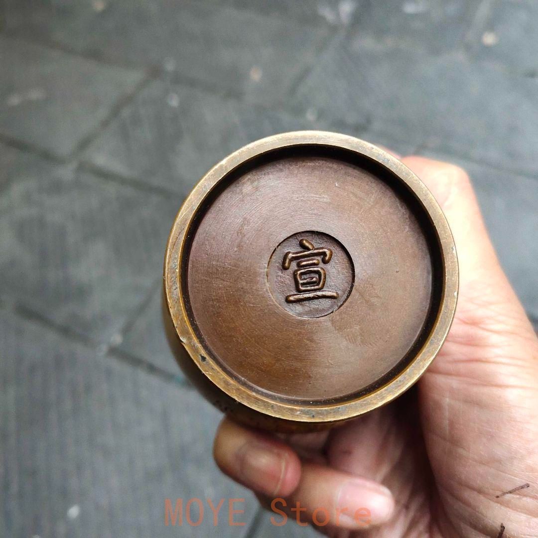 銅細工 将軍壺 龍鳳茶壺 茶道具 香道具 装飾品 工芸品 美術品 置物