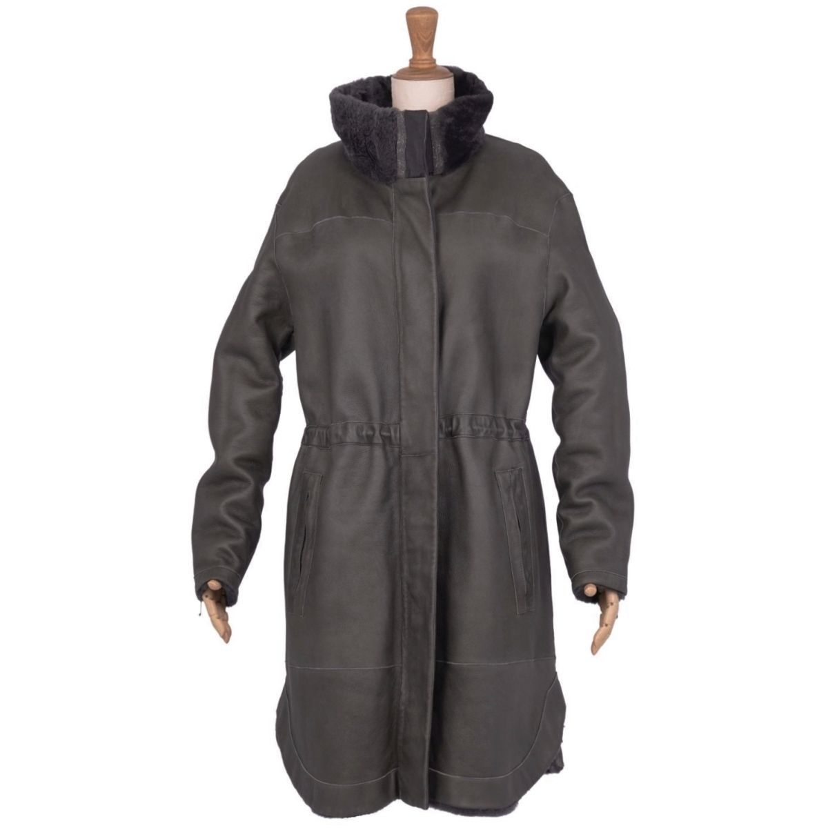 極美品 ブルネロクチネリ BRUNELLO CUCINELLI コート ロングコ - メルカリ