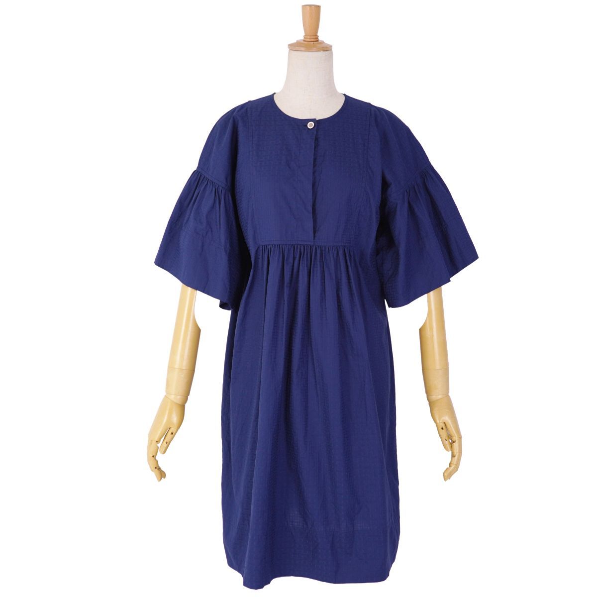 極美品 エルメス HERMES ワンピース 2025 ボヘミアンショートドレス