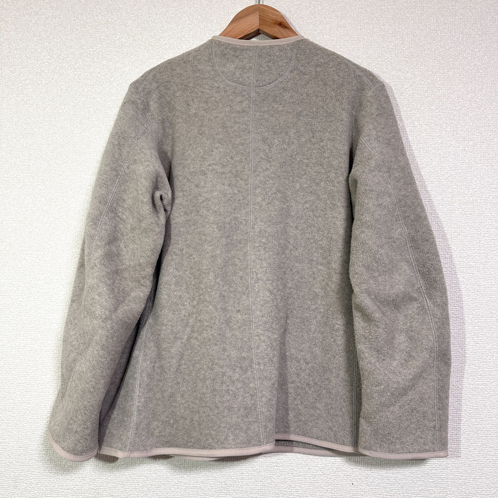 【美品】DANTON ノーカラーフリースジャケット マーブル 34 DANTON フリース ノーカラージャケット MARBLE 34 DANTON [ダントン