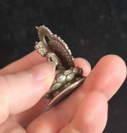 銅像 仏像 虚空蔵菩薩仏像 小仏像 銅器 工芸品 置物 - メルカリ