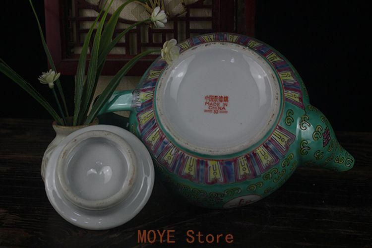 中国 景徳鎮 「萬壽無疆」蓋付き スープ鉢 シュガーポット 安い 大鉢 茶釜