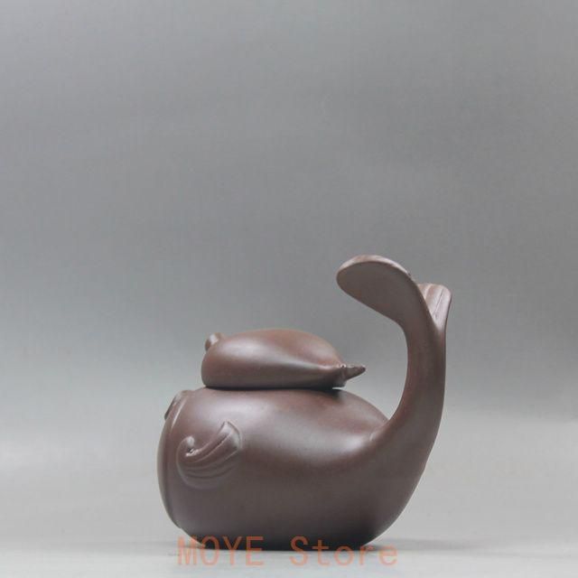 双魚紫砂壺 中国古美術 紫泥急須・茶壺・茶道具 - メルカリ