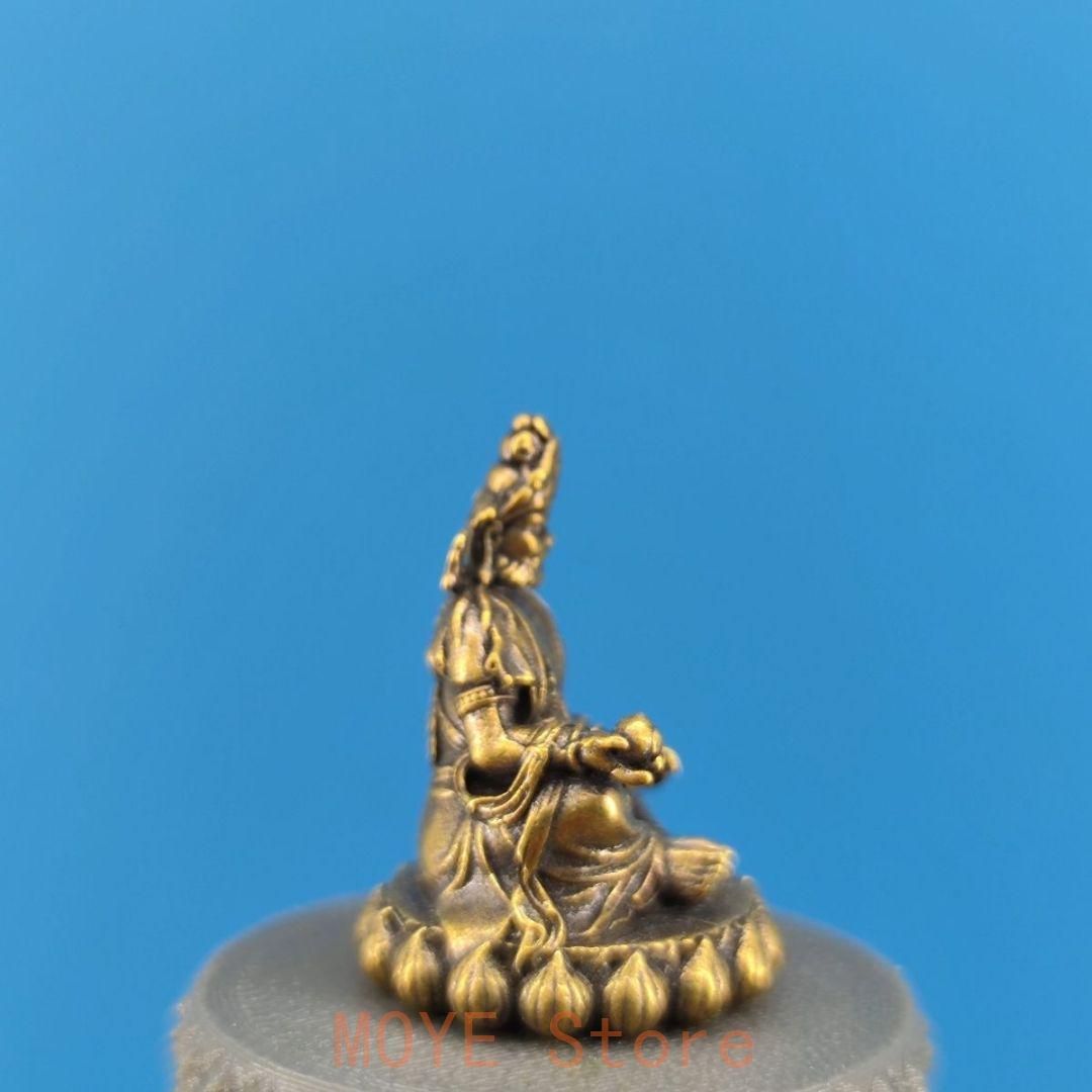 銅製 仏像 小仏像 密教黄財神仏像 ミニ仏 工芸品 置物 - メルカリ