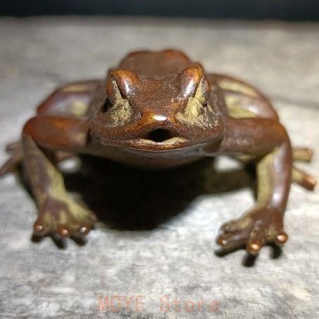 銅 細工 茶道具 香道具 蓋置 置物 カエル香挿し 銅製 - メルカリ