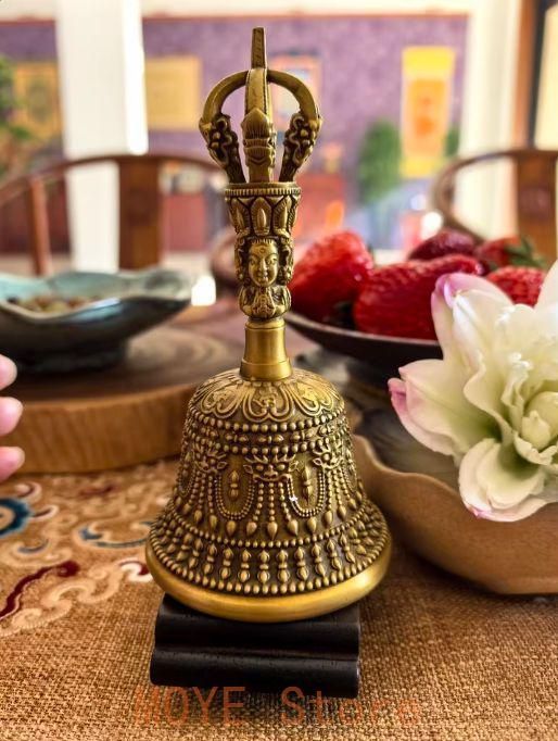 銅器 法器 五股金剛鈴 手揺鈴 彫刻 置物 開運 風水 工芸品 - メルカリ