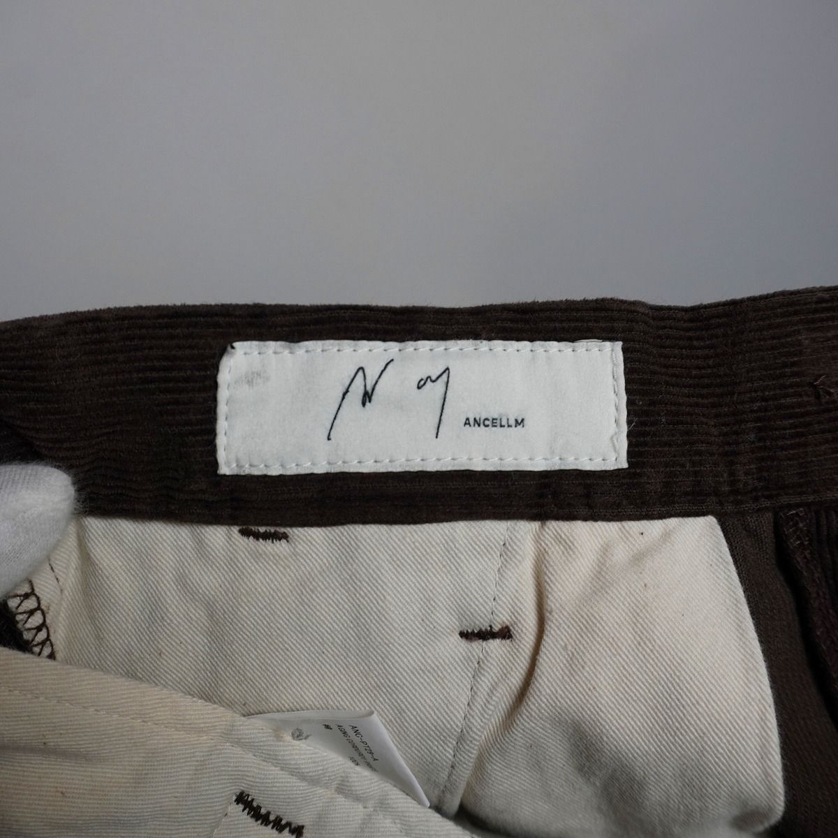 正規 美品 23AW ANCELLM アンセルム AGING CORDUROY PANTS エイジング