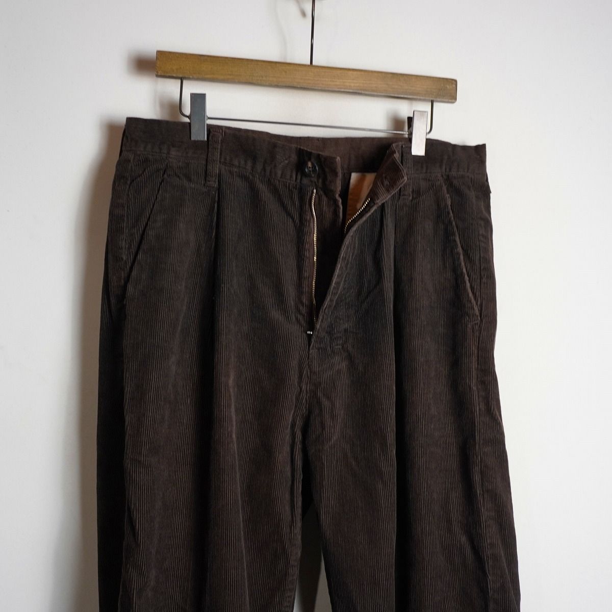 ANCELLM AGING CORDUROY PANTS アンセルム　ブラウン ANCELLM AGING CORDUROY PANTS(BROWN) ANC-PT29-A | IAAAM ONLINE STORE