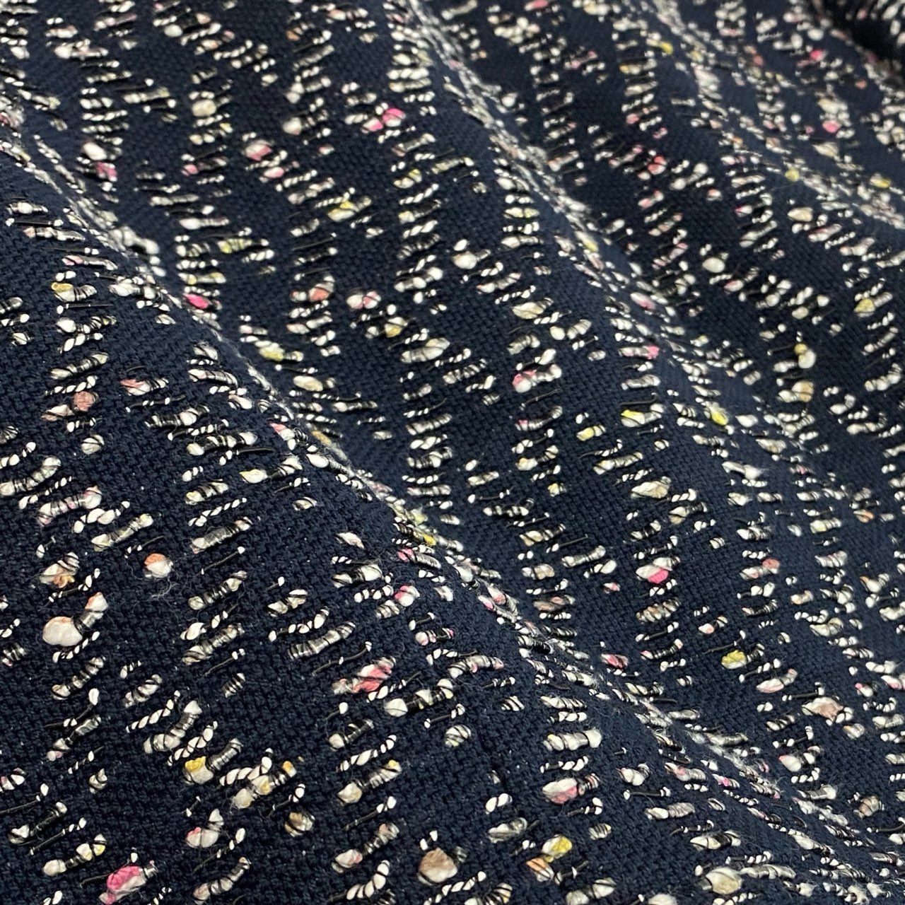 美品✨ルネ コットンツイード Aライン ロングコート デザインボタン付き36 13l27《美品》 Rene ルネ ツイードコート ロングコート ジップアップ