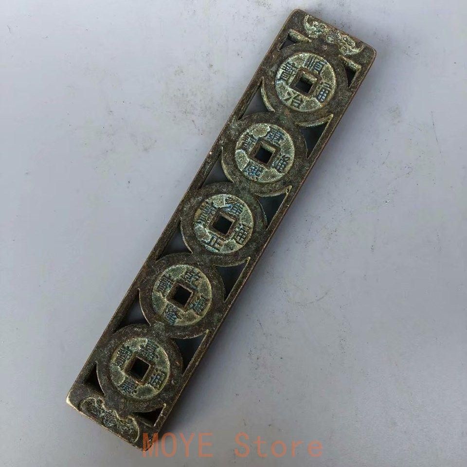 銅細工 金銭豹 書道具 文房具 装飾品 工芸品 美術品 置物 銅細工 定規 筆置 書道具 文房具 装飾品 工芸品 美術品 置物 - メルカリ